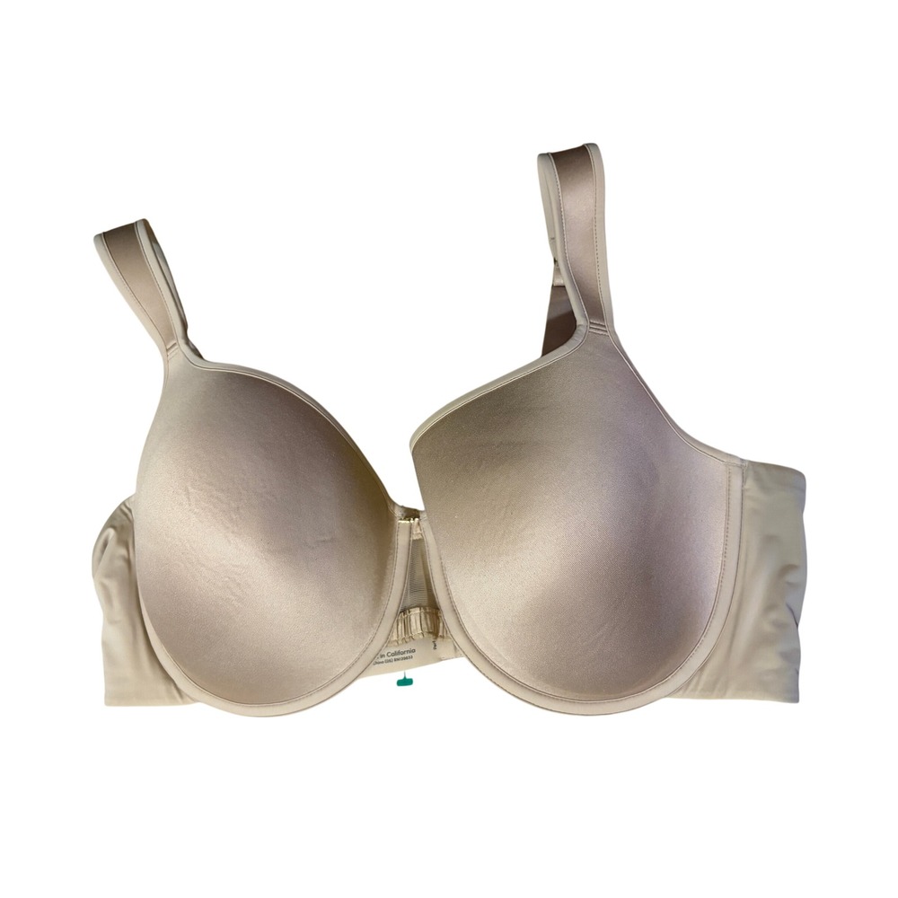ThirdLove 24/7 Perfect Coverage Bra 38D Nude Beige Memory Foam Underwire